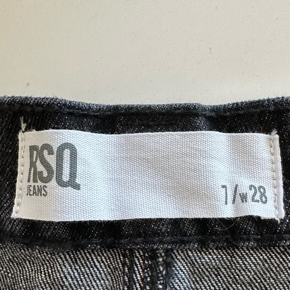 RSQ Women’s Black Destroyed High Rise Jeans - Picture 9 of 9